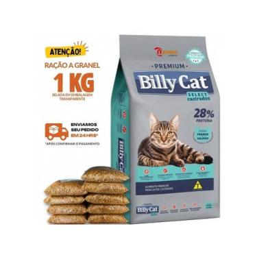 Imagem de Ração Para Gato Billy Cat Select Gatos Castrados 1 KG Granel