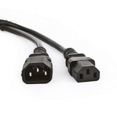 Imagem de Extensão Cabo De Força Preto - 1,5 Metro - Cirilo Cabos