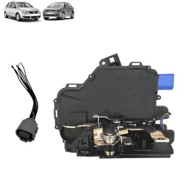 Imagem de Kit Fechadura Elétrica Porta Traseira Direita Polo Hatch/Sedan Com Chi