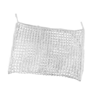 Imagem de UGPLM Saco de feno para cavalos, rede de feno de alimentação lenta, portátil, grande capacidade, fácil de pendurar, alimentador de feno, bolsa de malha, 90cmx120cm