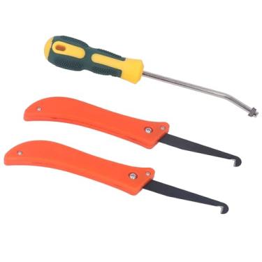 Imagem de Kit de Ferramentas para Remoção de Rejunte Removedor de Calafetagem Kit de Ferramentas para Calafetagem de Bordas Serra Ergonômica para Rejunte e 8 Lâminas Raspador para Limpeza