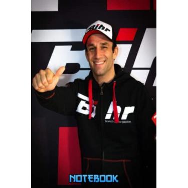 Imagem de Notebook : Johann Zarco Writing Notebook Gift For Men Women Teens 100 College Ruled Pages Thankgiving Notebook #769