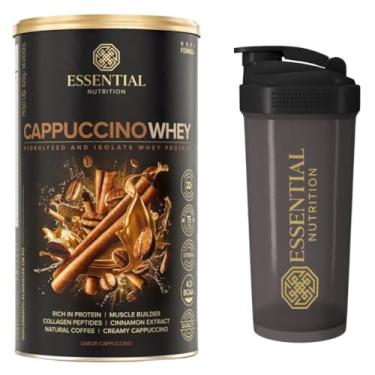 Imagem de Cappuccino Whey Protein Isolado e Hidrolisado - Essential - 14 doses + Coqueteleira oficial