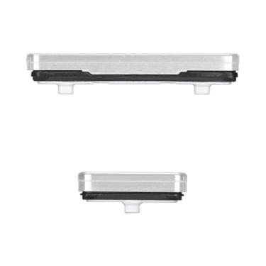 Imagem de BESJMYT Substituição do botão liga/desliga e botão de volume para Samsung Galaxy S22+ Plus Botão lateral liga/desliga e botão de volume modelo de substituição: SM-S906U SM-S906U1 Phantom White