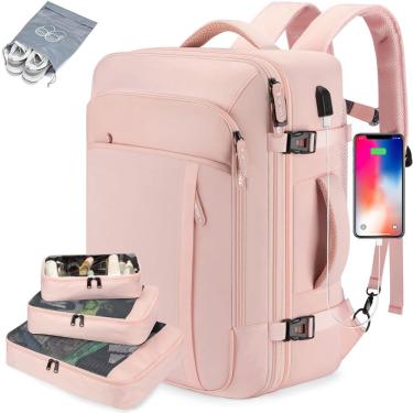 Imagem de Mochila de viagem Lumesner Carry on Extra Large 40L resistente à água