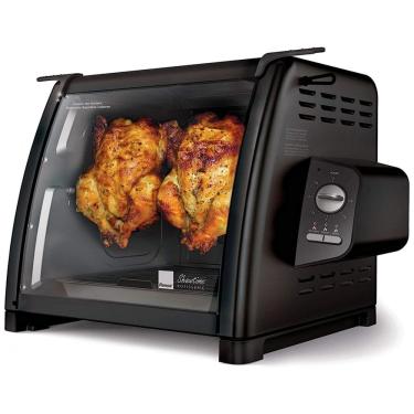 Imagem de Churrasqueira Grill Rotisserie com Temperatura Ajustável, 110V 1500W, Ronco, Preta
