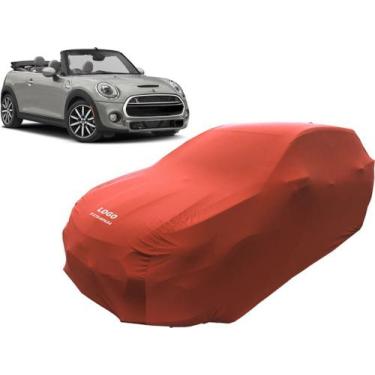 Imagem de Capa Automotiva Mini Cooper Cabrio Em Tecido Lycra Cor Preta - Mz, Ver