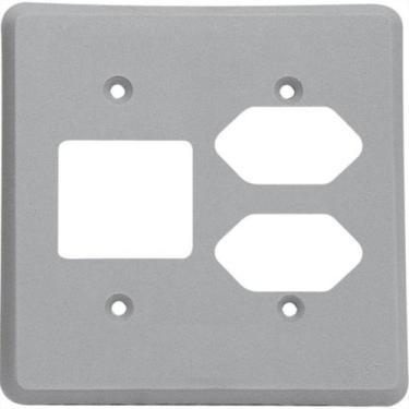 Imagem de Placa Perlex 4X4 (4 Tomadas) 13Pl22T