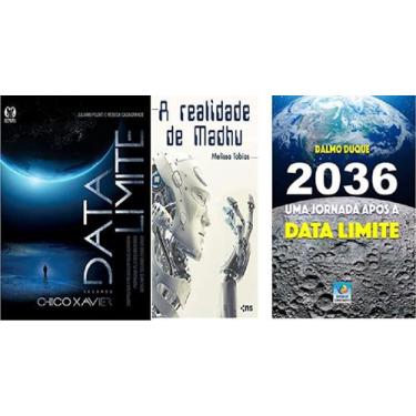 Imagem de KIT 3 LIVROS Data limite segundo Chico Xavier + A Realidade de Madhu +