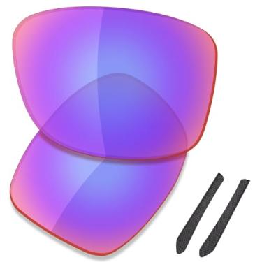 Imagem de SAUCER Lentes de reposição premium para óculos de sol Oakley Jupiter Squared OO9135, Shield G30 polarizado, tamanho �nico