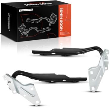 Imagem de A-Premium Dobradiças do capô dianteiro do motorista e do passageiro compatíveis com Ram 1500 2019-2024 Pickup de cabine estendida/picape de cabine de tripulação, lado esquerdo e direito, conjunto de 2