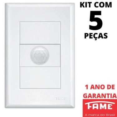Imagem de 5un Sensor de Presença Bivolt Fotocélula Com Placa Evidence FAME