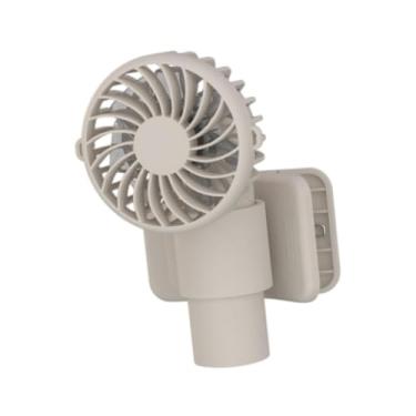 Imagem de Generic Clip no ventilador 3 Ângulo ajustável de velocidade de velocidade de baixo ruído de base destacável Fã pessoal do ventilador pessoal para acampamento, Damasco