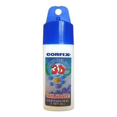 Imagem de Tinta Relevo 3D Corfix Brilhante 35ml - 14400, 301 - BRANCO