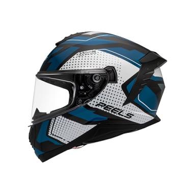 Imagem de Capacete Moto Masculino Peels Mach 5 Bold Azul Oculos (60)