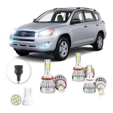Imagem de Lampadas Led Toyota Rav 4 2006 A 2013 H11 H11 Hb3 20000lm - V10, Branc