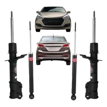 Imagem de Jogo De Amortecedor Kayaba Dianteiro E Traseiro HB20 E HB20S 2012 A 2019