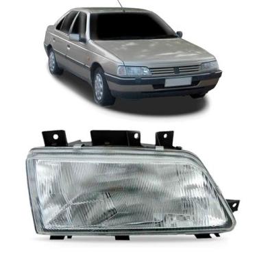 Imagem de Farol Peugeot 405 1994 1995 1996 1997 Foco Simples - VIC, Direito