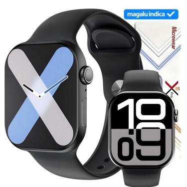 Imagem de Lançamento 2025 Smartwatch S10 X PRO Microwear 47mm  NFC  Tela Curva A