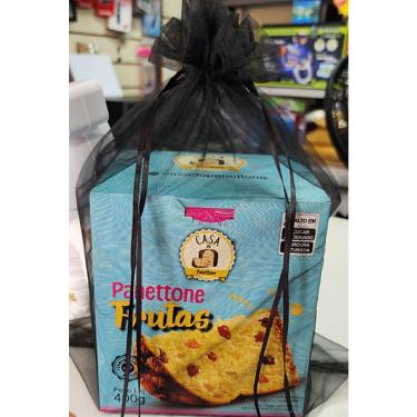 Imagem de 20 saquinhos lembrancinha Preto tule organza 30x40 Panetone