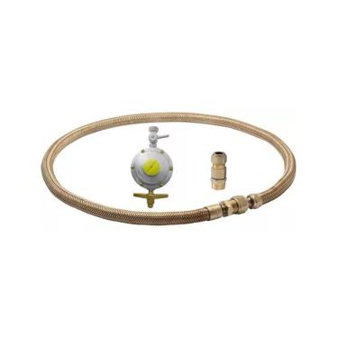 Imagem de Kit Instalação Cooktop Com Mangueira De 2 Metros Botijão