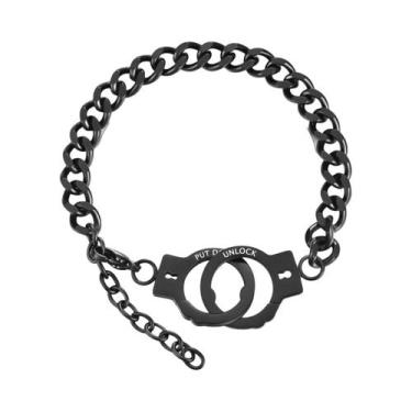 Imagem de Pulseira De Algemas Para Casais De Aço Inoxidável Joias Da Moda Presen
