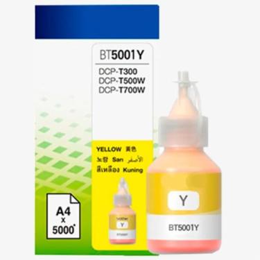 Imagem de TINTA BT-5001Y BT5001 AMARELO DCP-T300 DCP-T500W DCP-T700W MFC-T800W compatível 41.8ML
