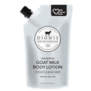 Imagem de Dionis Loção Corporal Goat Milk Skincare, 16,9 Oz, Refil, Ingredientes Limpos E Livres De Crueldade, Testada Por Dermatologistas, Loção Para Pele Seca, Hidratante E Profundamente Hidratante, Rica E