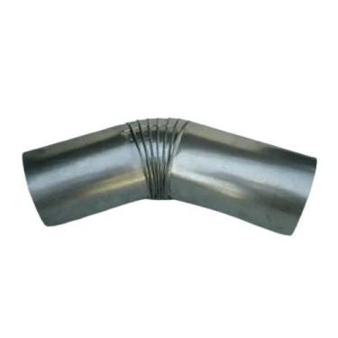 Imagem de CURVA PARA CHAMINÉ 45º 120MM GALVANIZADA - ZORZINCO