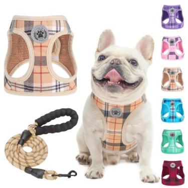 Imagem de Conjunto de arnês e coleira para cães BEAUTYZOO Step in No Pull para c