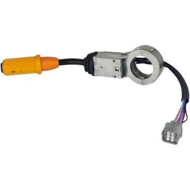 Imagem de EZROAD Transmissão Shifter 701/80144 701/53700 compatível com JCB 4C444 4CN444 4CX444 Super 4C 3CXE 214-4 215S 217-4 214E-LE 217S Retroescavadeira Coluna de alavanca de combinação de buzina reversa
