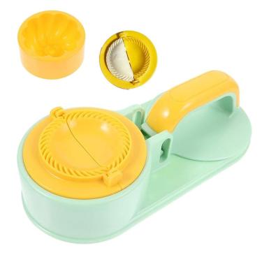 Imagem de Maquina de Modelar Pastel Molde Bolinho Gyoza Massa Ravioli Casa Cozinha Restaurante Lanchonete Lanche Pratico Preparo Refeiçao