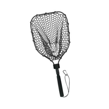 Imagem de Aymzbd Rede de pesca para peixe com rede de peixe alça dobrável para -gato de salmão pesca de carpa