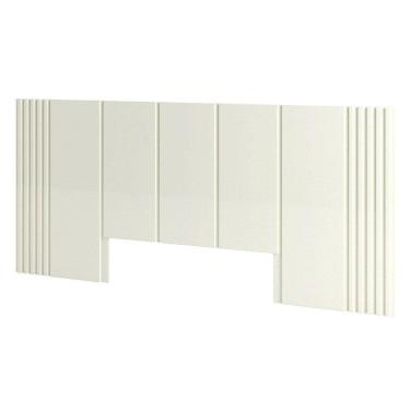 Imagem de Cabeceira De Madeira Casal 270Cm 100% Mdf Tw184 Off White