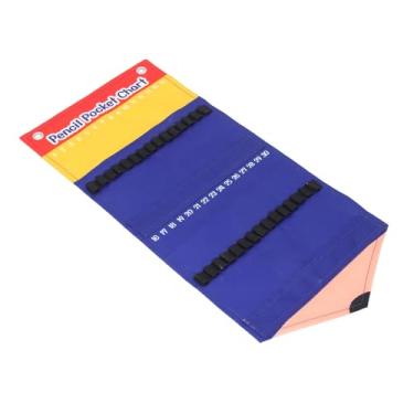 Imagem de Organizador Sala de Aula do Gráfico de Bolso Lápis - Armazenamento Dispensador Lápis Pendurado para e Professores - Bolso Parede para Armazenamento Eficiente Giz Cera e Caneta