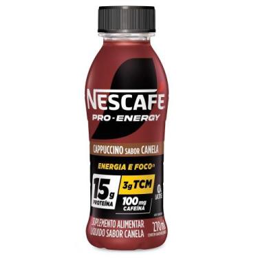 Imagem de Suplemento Alimentar Nescafé Pro-Energy 15g de Proteína Capuccino Cane