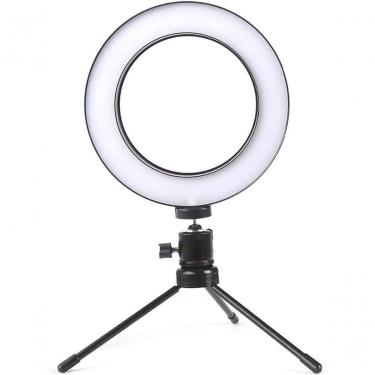 Imagem de Anel De Luz Led 16 Cm + Tripé