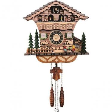 Imagem de Relógio De Parede Cuco Herweg Bailarinos Musical 530005