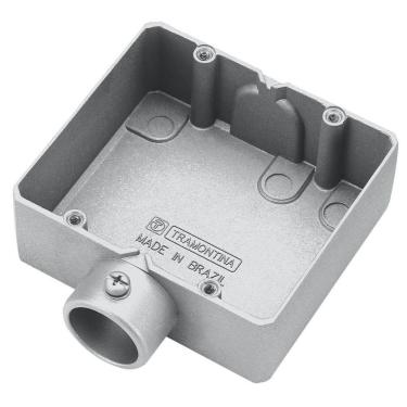 Imagem de Condulete Duplo 3/4" Tipo "ed" - Sem Tampa / Sem Rosca / Sem Pintura Tramontina