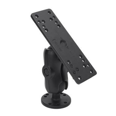 Imagem de Suporte de Base do Localizador de Peixes para o Parafuso do Kit de Aríete T, Alta de Alta Resistência Alumínio C Tipo de 1,5 Polegada Cabeça de Bola Long (8,7 cm / 3,4 em haste