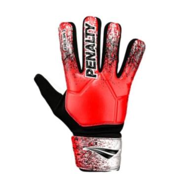 Imagem de Luva De Goleiro Infanto Delta I Juvenil Penalty, Vermelho, Preto, 6