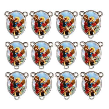 Imagem de 10 Entremeio São Miguel Oval para Montagem de Terços - Nossa Senhora