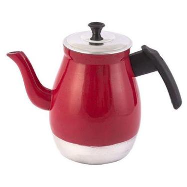 Imagem de Bule Alumínio Café Chá Leite E Água Oferta - Alumínios BR, Preto