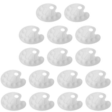 Imagem de Kit 16 Bandejas Paleta Godê Para Pinturas Tinta Aquarela Escolar Artesanato