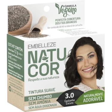 Imagem de natucor Tinta De Cabelo Natucor Individual Castanho Escuro 3.0 Naturalmente Adorável