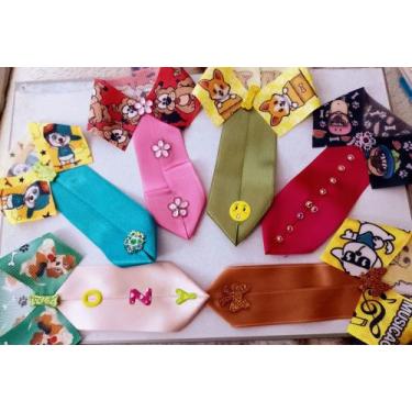 Imagem de Gravata Pets-Banho&Tosa (50 peças) - Fa e fitas 