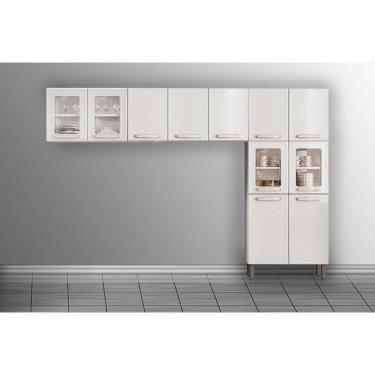 Imagem de Cozinha Modulada Bertolini Evidence 3 Peças (2Aéreos+1Paneleiro) CPT56 Branco-Bertolini