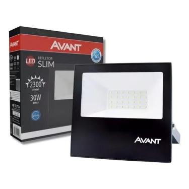 Imagem de Refletor Led Slim 30w 6500k Branco Frio 127/220v Ip65 A Prova D'água P