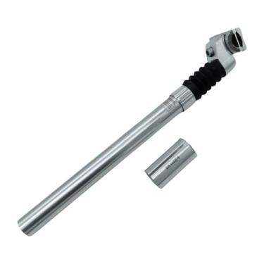 Imagem de oshhni Canote de bicicleta de liga de alumínio com amortecedor, acessórios para tubo de selim de bicicleta, poste de selim resistente, haste de assento para