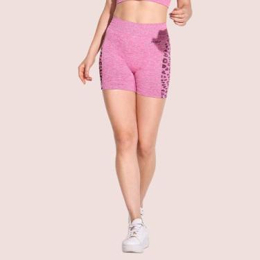 Imagem de Bermuda Feminina Legging Cós Alto Trifil Sem Costura Sport, Pink, GG